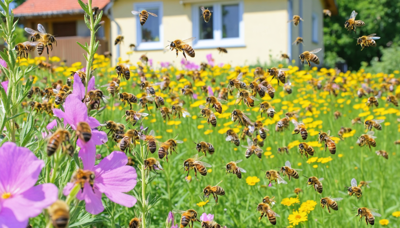 découvrez des conseils pratiques pour gérer en toute sécurité une invasion d'abeilles venant du jardin voisin, tout en préservant ces insectes utiles et votre tranquillité.