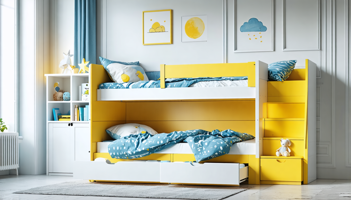 découvrez des solutions d'aménagement astucieux avec du mobilier pour enfant conçu pour gagner de l'espace et optimiser le rangement. idéal pour des chambres organisées et fonctionnelles !