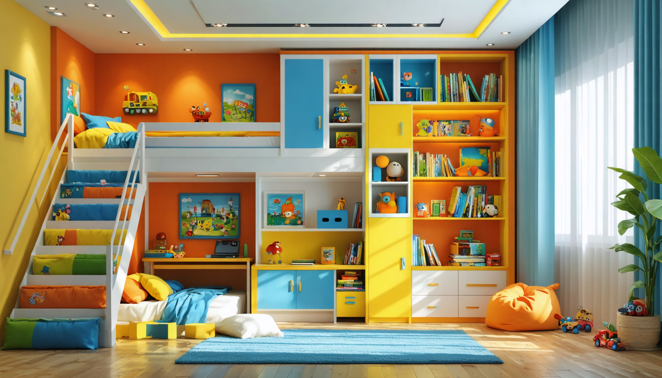 découvrez des idées d'aménagement astucieux avec du mobilier enfant pensé pour gagner de l'espace et optimiser le rangement. solutions pratiques, design et adaptées pour une chambre d'enfant organisée.
