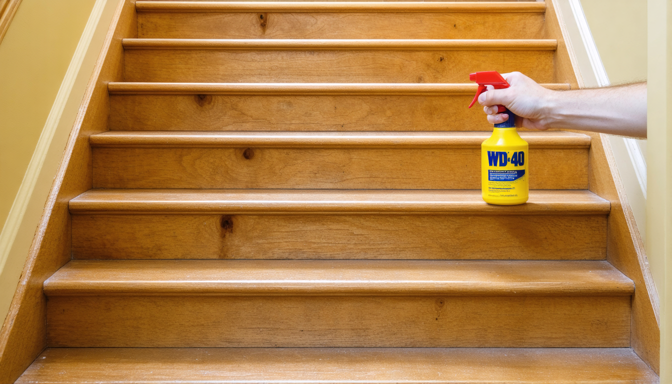 découvrez si l’utilisation du wd-40 peut venir à bout des escaliers grinçants et offrir une solution rapide pour des marches silencieuses et confortables. conseils, avantages et précautions à connaître avant de vous lancer.