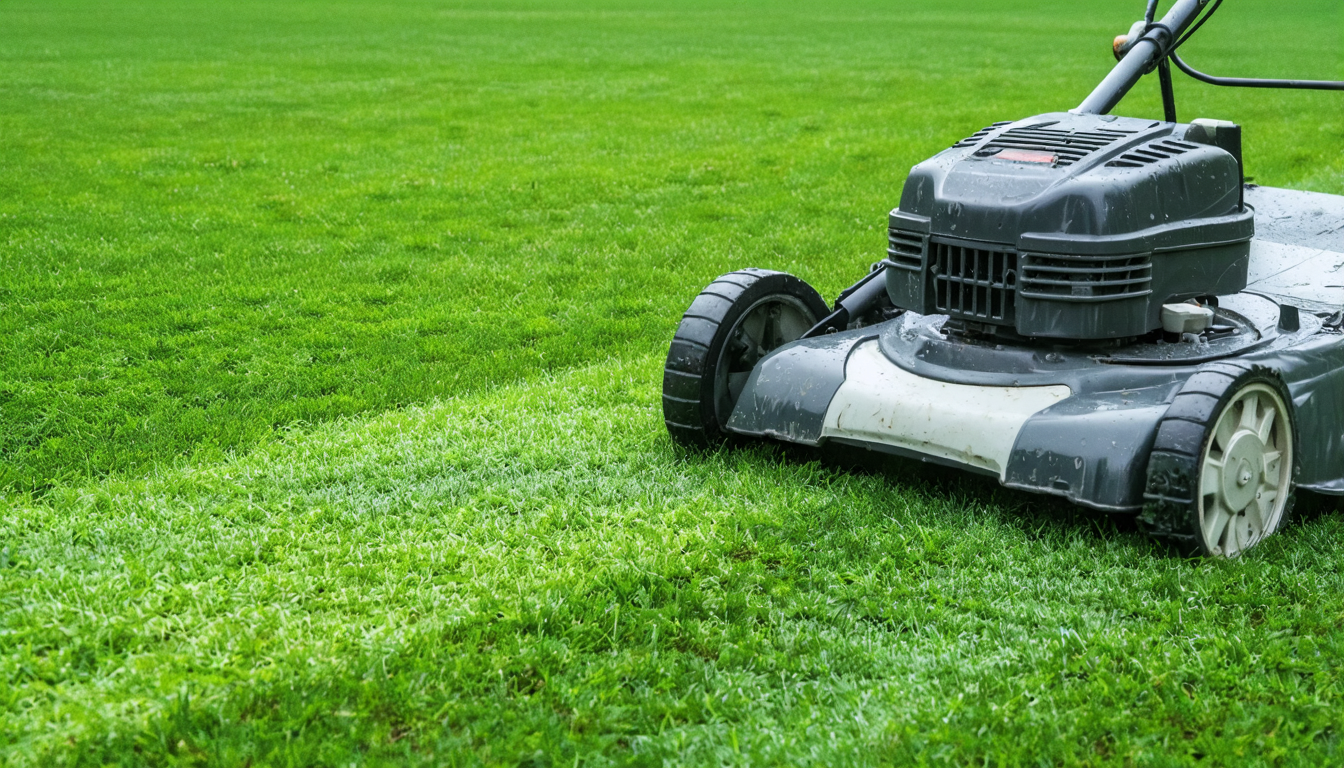 découvrez s'il est conseillé ou non de tondre votre pelouse quand elle est mouillée, ainsi que les avantages et inconvénients pour le gazon et votre tondeuse.