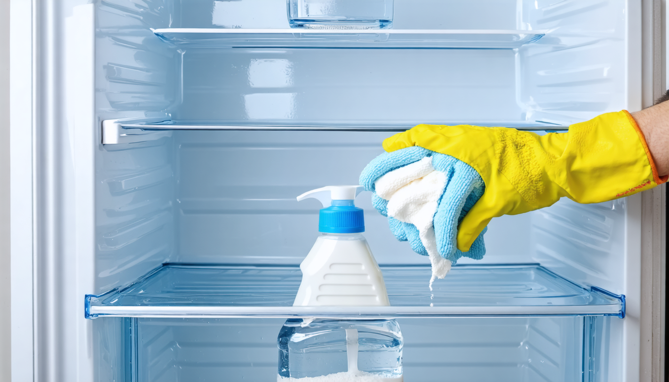 découvrez comment nettoyer efficacement votre réfrigérateur avec du vinaigre blanc pour éliminer les salissures, assainir et prolonger la fraîcheur de vos aliments. astuces simples et naturelles pour un frigo impeccable !