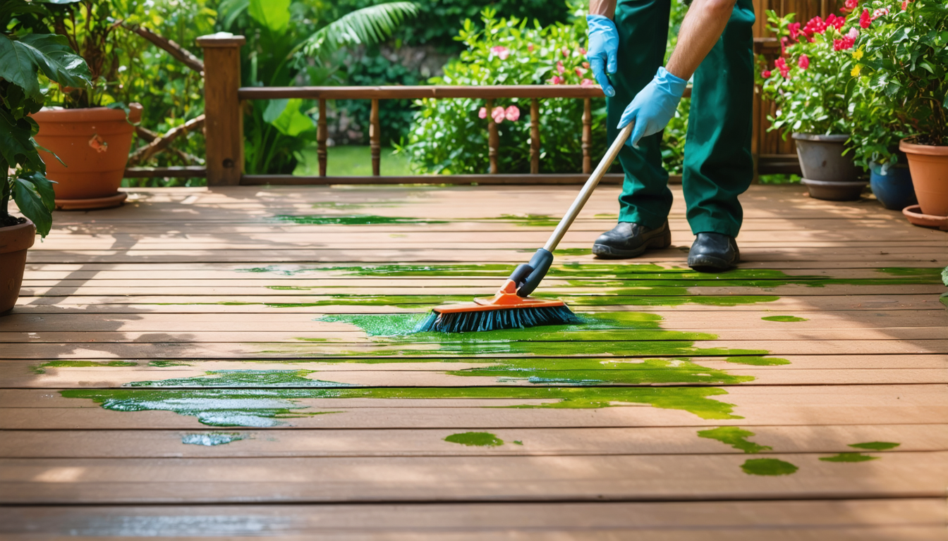 découvrez des conseils efficaces pour éliminer facilement les taches vertes sur votre terrasse en bois et retrouver un extérieur propre et accueillant grâce à notre guide pratique.