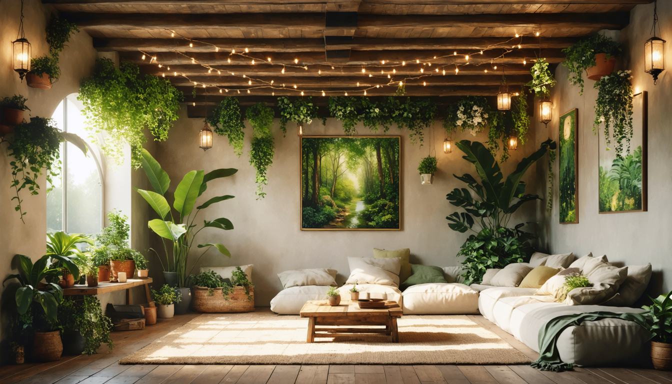 découvrez des astuces créatives et faciles pour sublimer l'espace entre les poutres de votre plafond et donner du caractère à votre intérieur.
