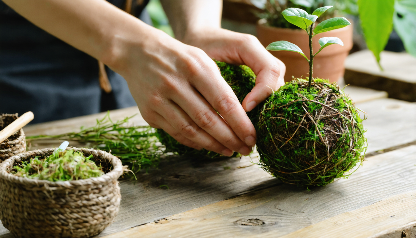 explorez l'art japonais du kokedama et laissez-vous séduire par l'élégance des plantes cultivées en sphères de mousse. découvrez conseils, inspirations et techniques pour réaliser votre propre kokedama à la maison.