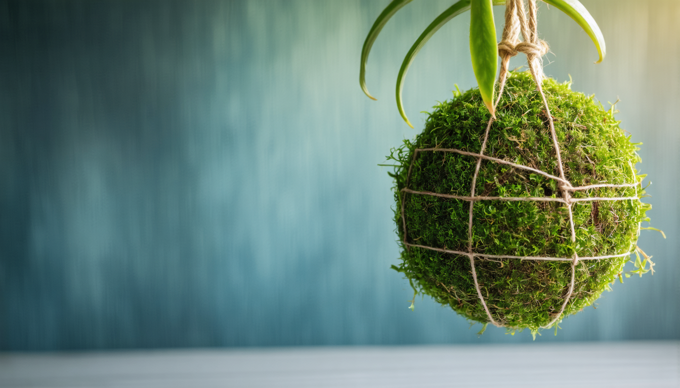 explorez l’art du kokedama, une technique japonaise raffinée qui sublime vos plantes en sphères de mousse, pour une décoration naturelle et élégante à la maison.