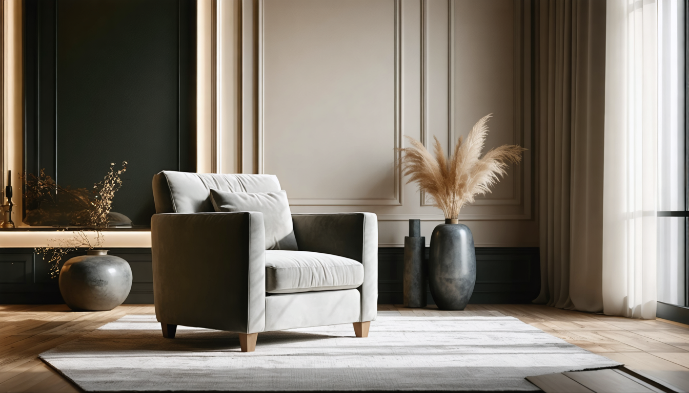 découvrez notre sélection de fauteuils design pour sublimer l’élégance de votre salon avec style et confort.