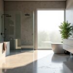 Béton ciré en salle de bain : les inconvénients essentiels à connaître